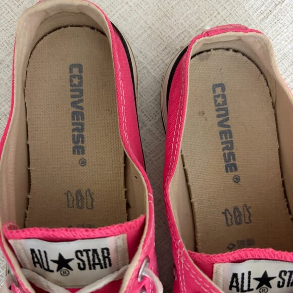 Converse Chuck Taylor All Star Mule Hot Pink Women’s Size 9 Slip On Sneakers - Picture 2 of 11